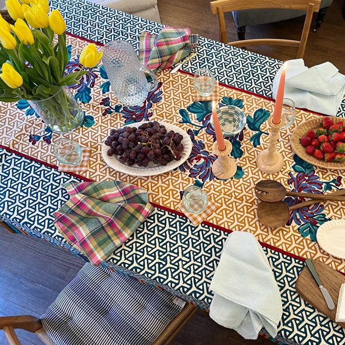 Silver Spoons Quilted Linen Look Napkins For Events, Guest Towels