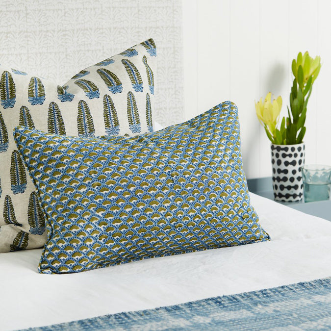 Naples Moss Lumbar Pillow