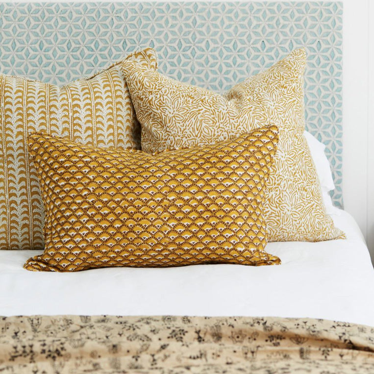 Amalfi Saffron Square Pillow