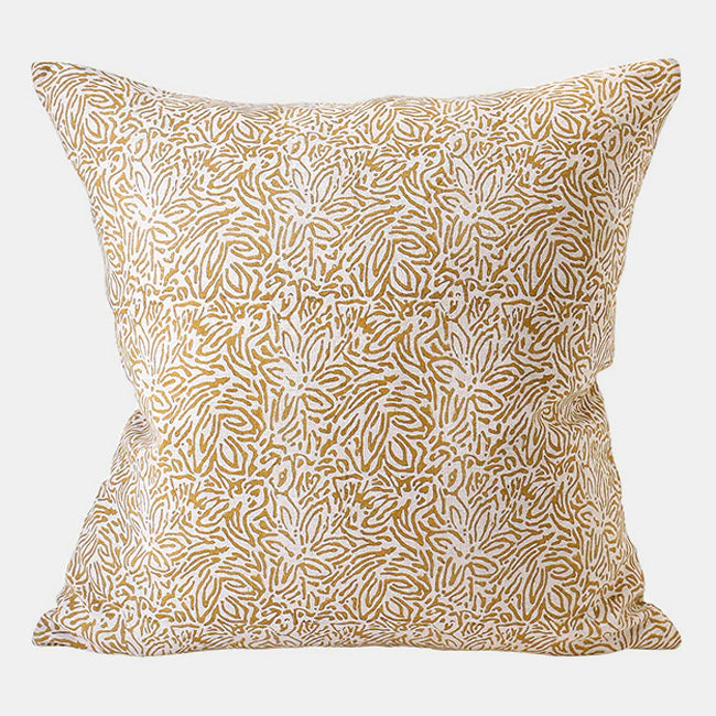 Amalfi Saffron Pillow, square