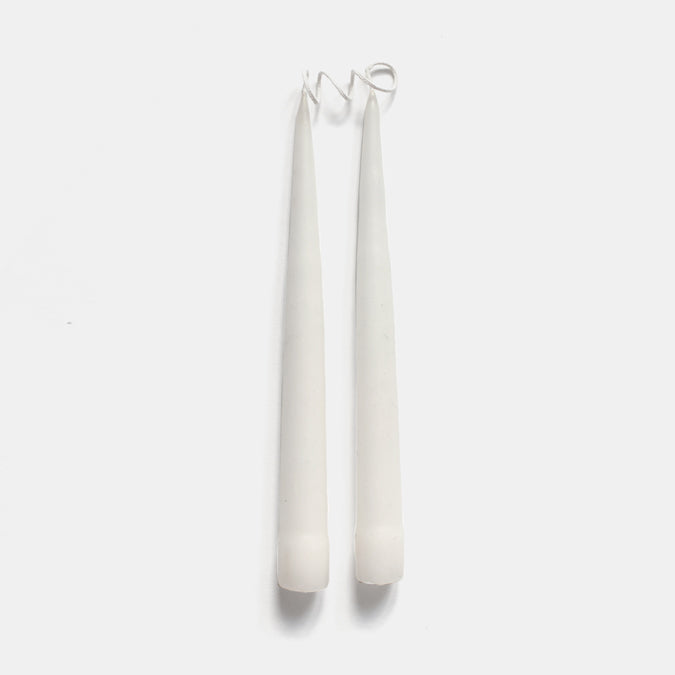 White Taper Candles