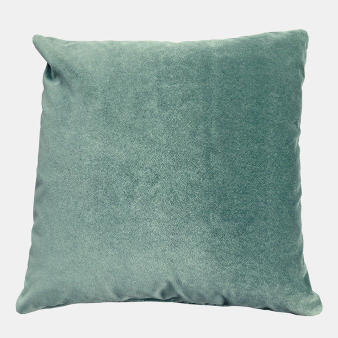 Winthrop Eucalyptus Velvet Pillow, square