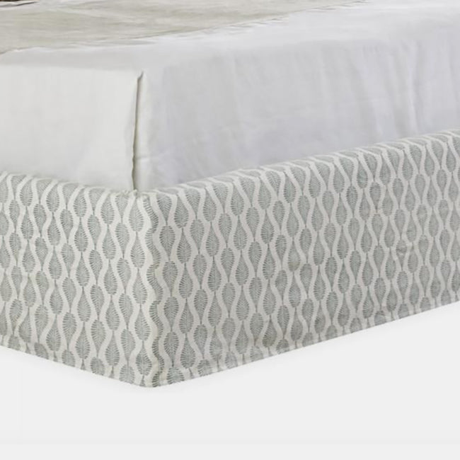 Made to Order Square Slipcovered Bed