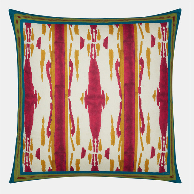 Flame Aubergine Square Pillow