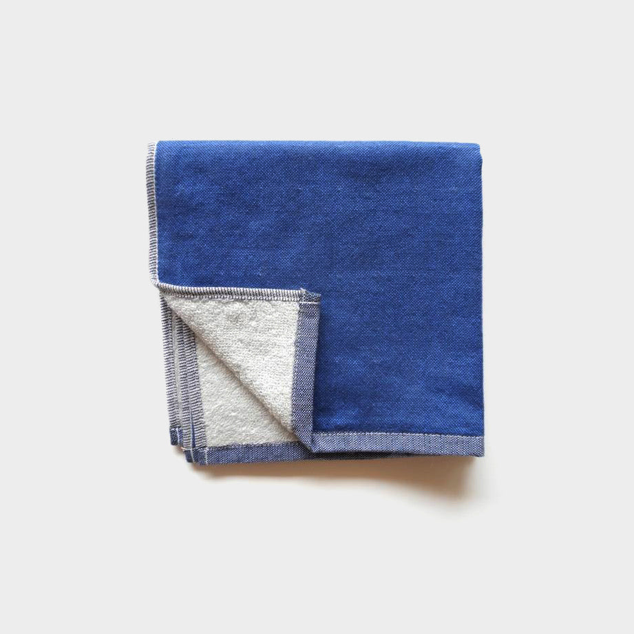 Washcloth in Blue Chambray