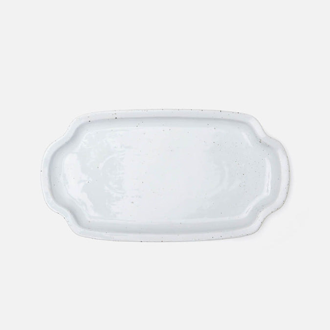 Victoria White Salt Rectangular Platter