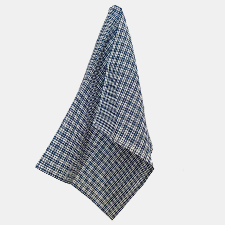 Navy Plaid Clemente Kitchen Cloth