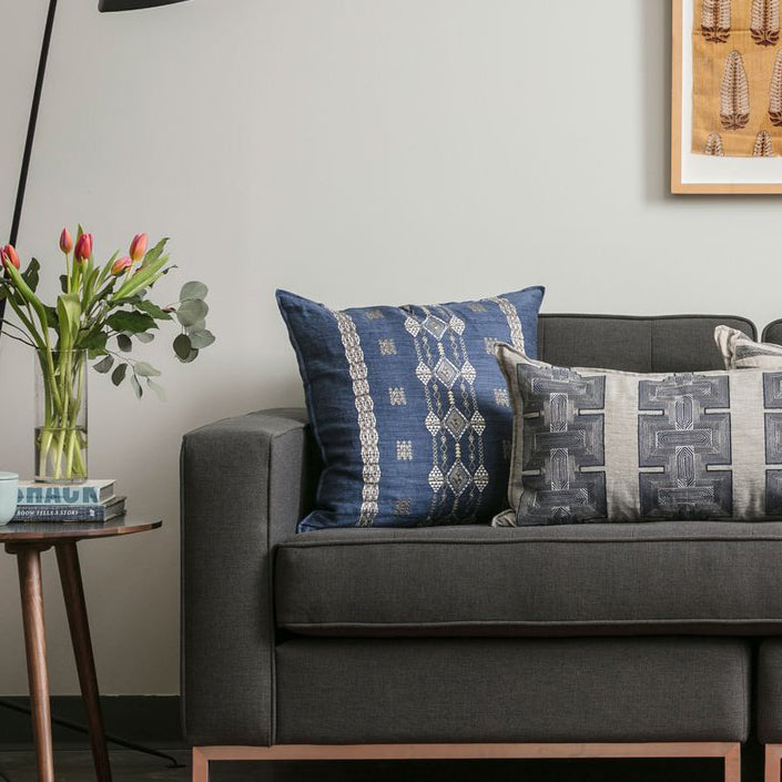 Berber Indigo Square Pillow