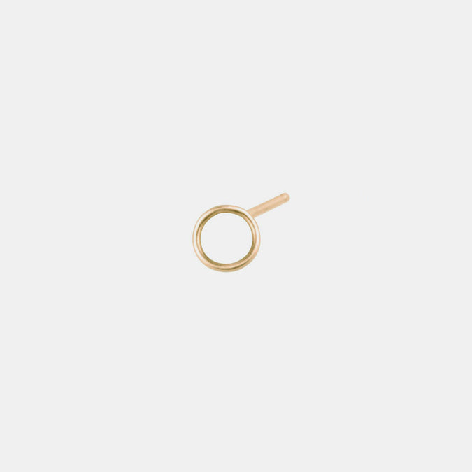 Single Circle Earring