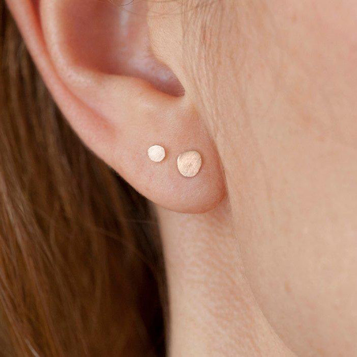 Single Large Moon Earring