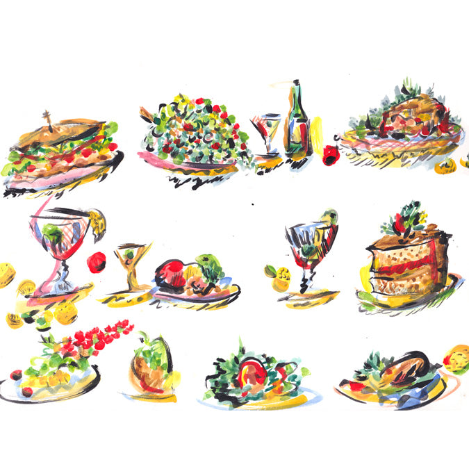 Festive Feast by Pauline de Roussy de Sales