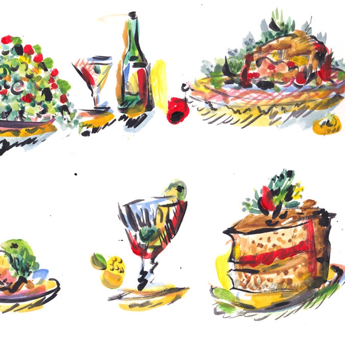Festive Feast by Pauline de Roussy de Sales