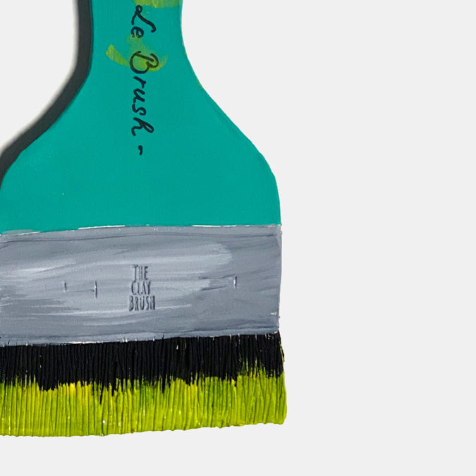 Medium Flat Paintbrush Wall Art XIII by The Clay Brush