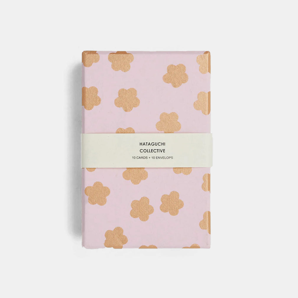Mieko Flower Pink Box of 10 Notecards