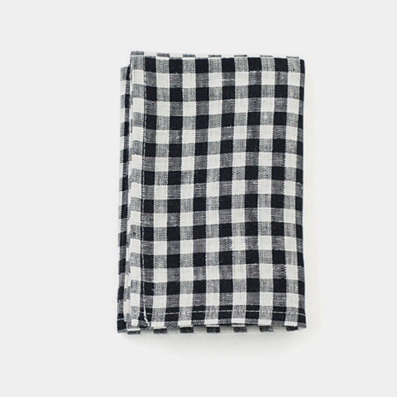 Navy Check Kitchen Cloth