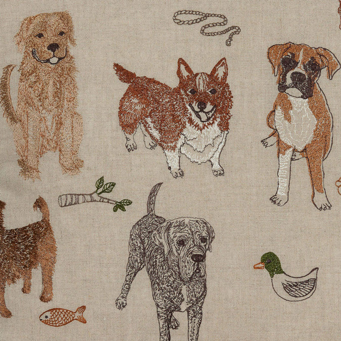 Dogs and Toys Square Pillow