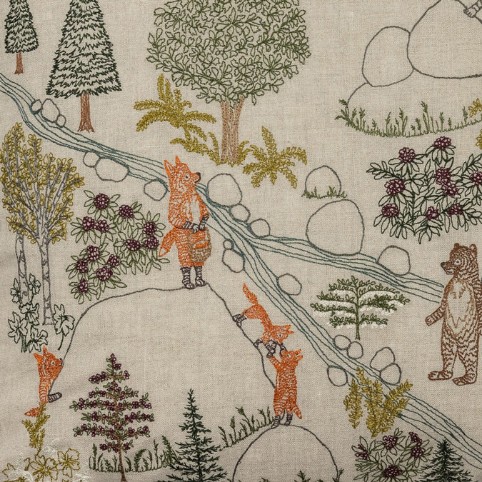 Forest Fun Square Pillow