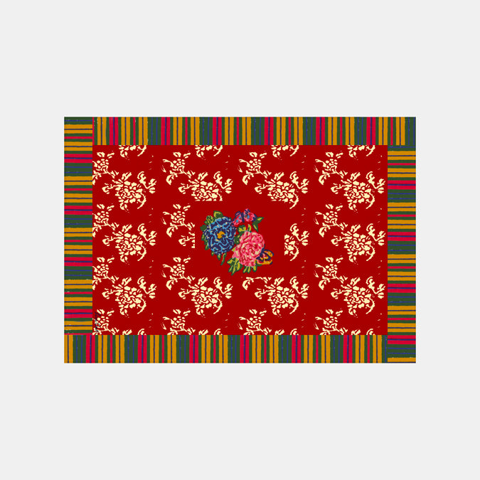 Kandem Red Baby Quilt