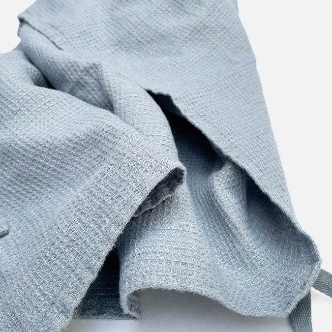 Silver Gray Waffle Hand Towel