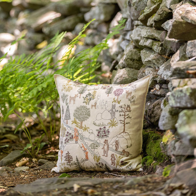 Forest Fun Square Pillow