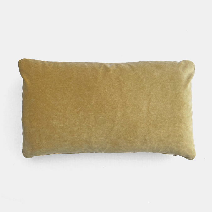 Sanibel Ginger Velvet Pillow, lumbar