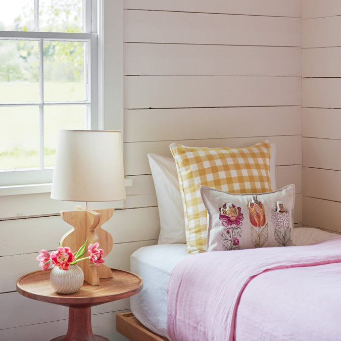 Flower Friends Lumbar Pocket Pillow