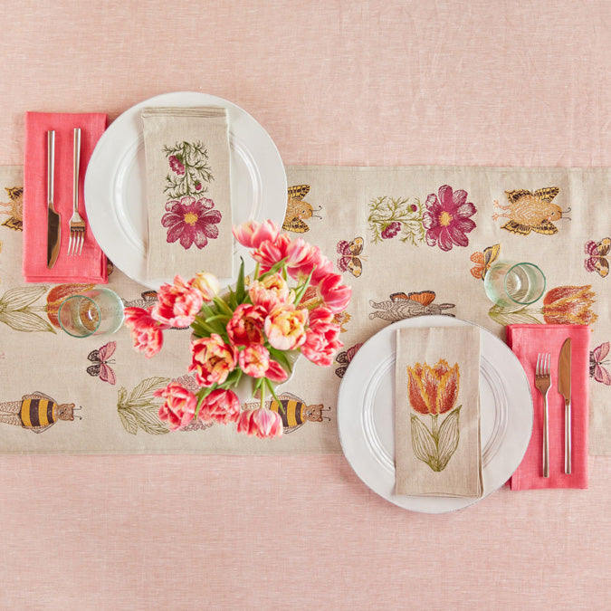 Flower Friends Table Runner