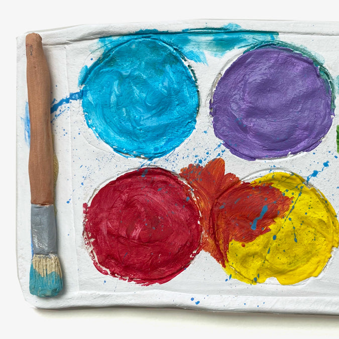Color Palette Wall Art V by The Clay Brush