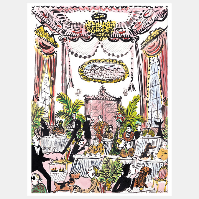 Pink Ballroom Print