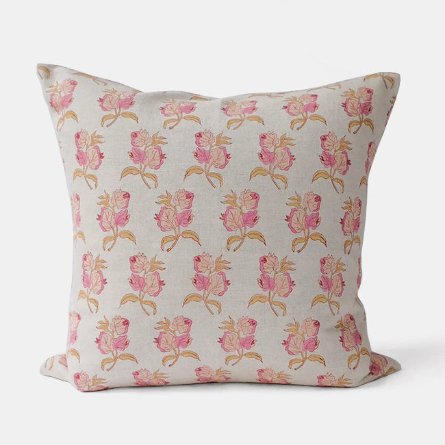 Rama Pink Square Pillow