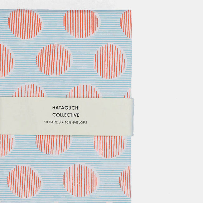Shima Maru Red Blue Box of 10 Notecards