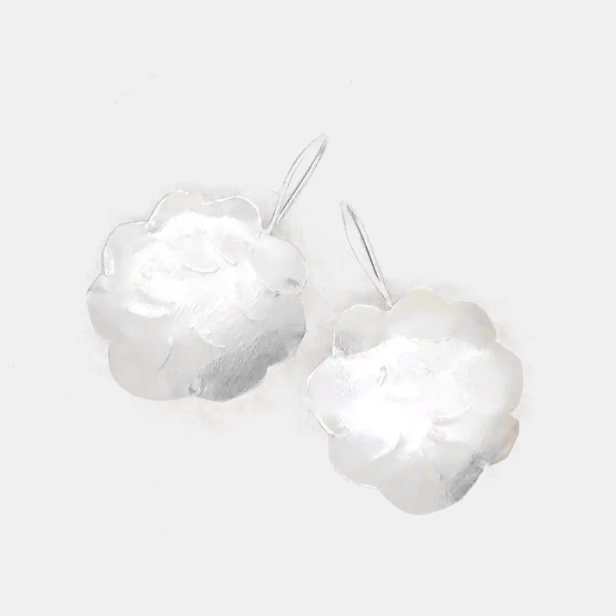 Silver Rain Cloud Earrings