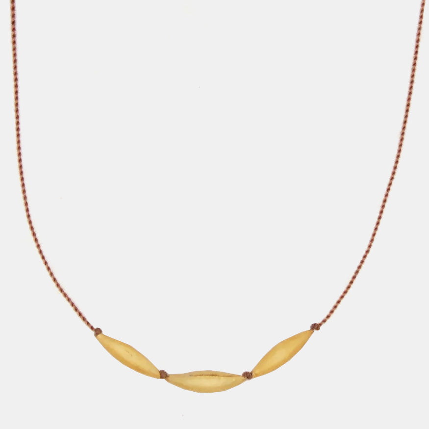 Rice Trio Necklace