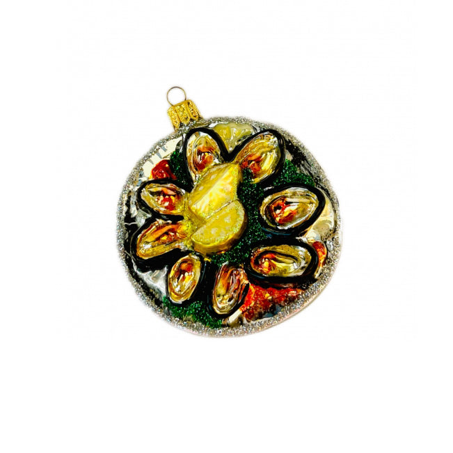 Oysters on a Plate Ornament
