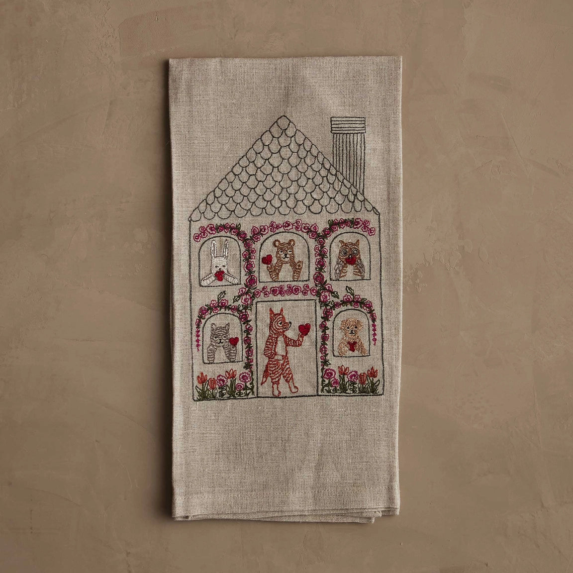 Home Is Where the Heart Is Tea Towel - Collyer's Mansion