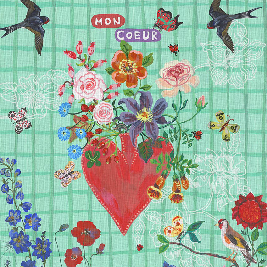 Mon Coeur Tea Towel