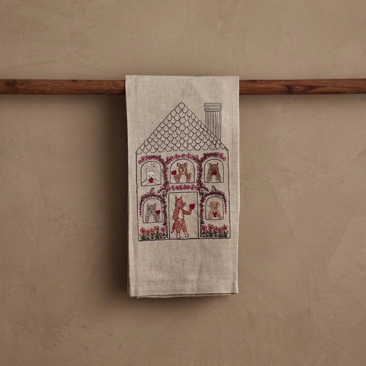 Home Is Where the Heart Is Tea Towel - Collyer's Mansion