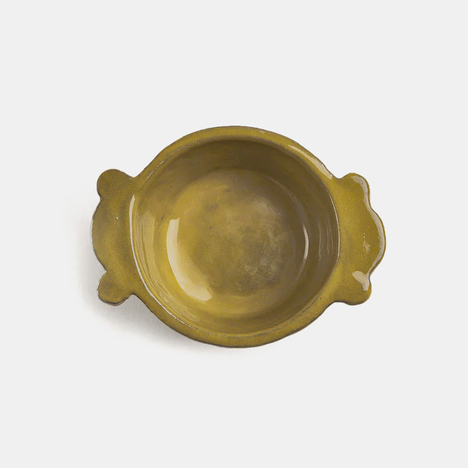 Assisi Bowl with Handles in Ocra