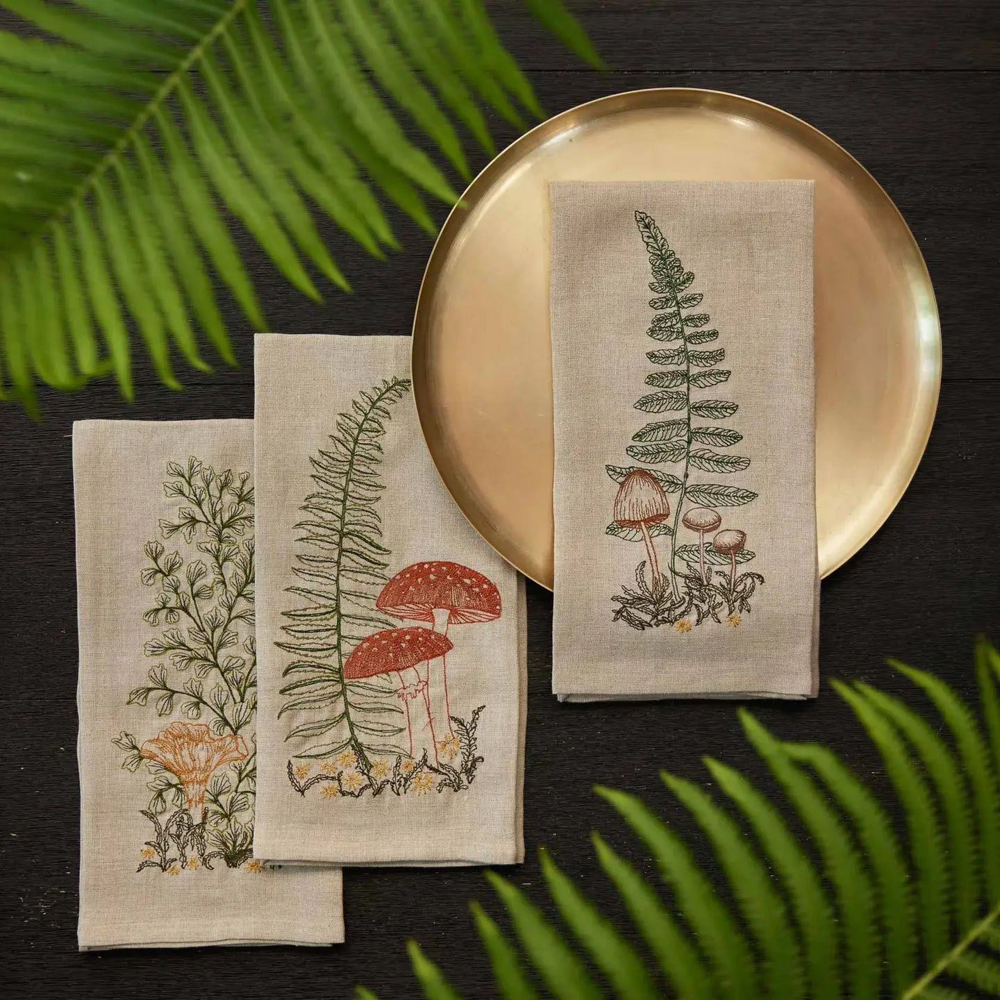 Coral & Tusk Lady Fern Tea Towel - Thumbnail 4