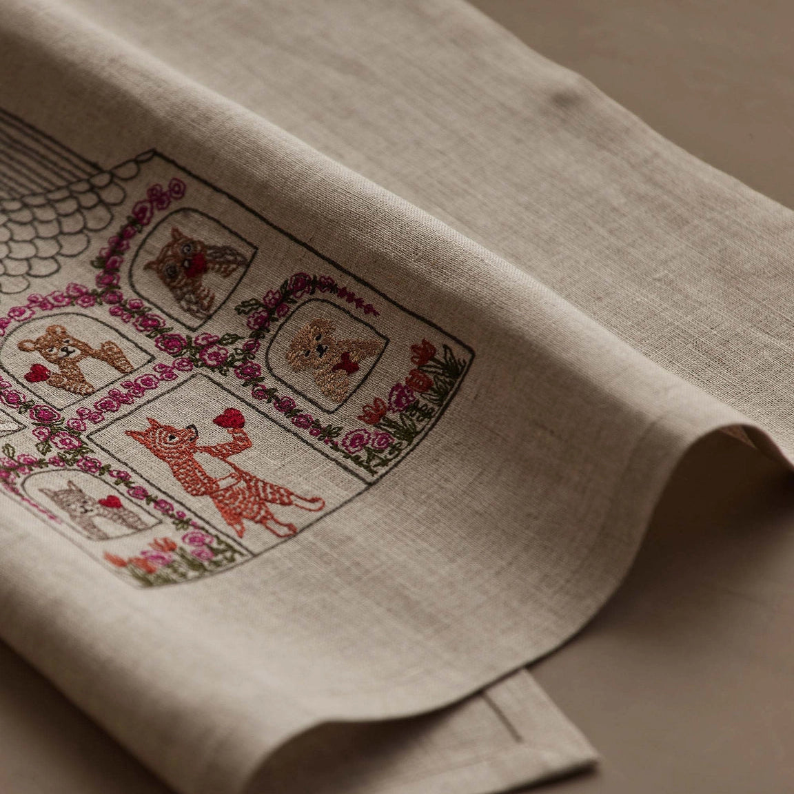 Home Is Where the Heart Is Tea Towel - Collyer's Mansion
