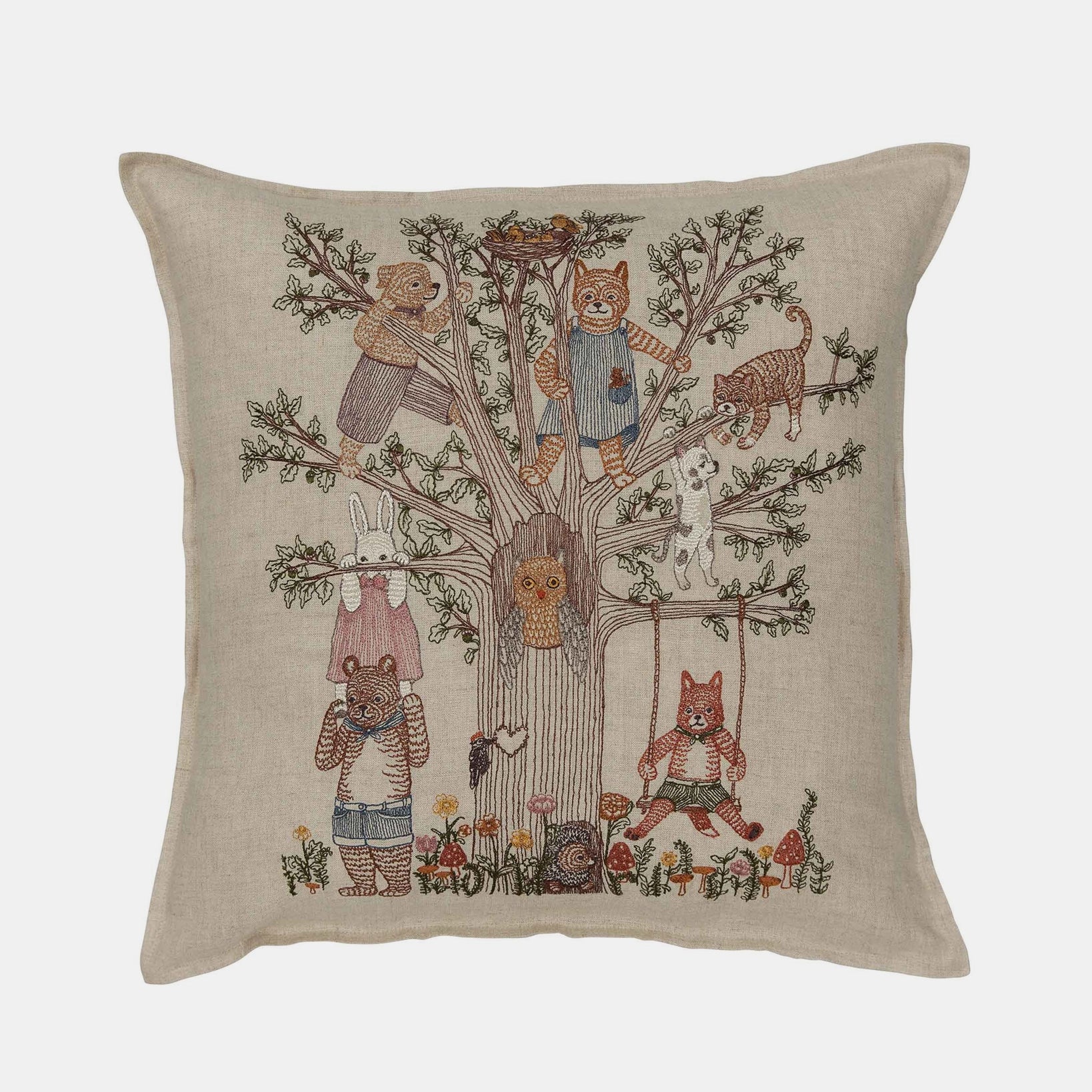 Tree of Fun Square Pillow