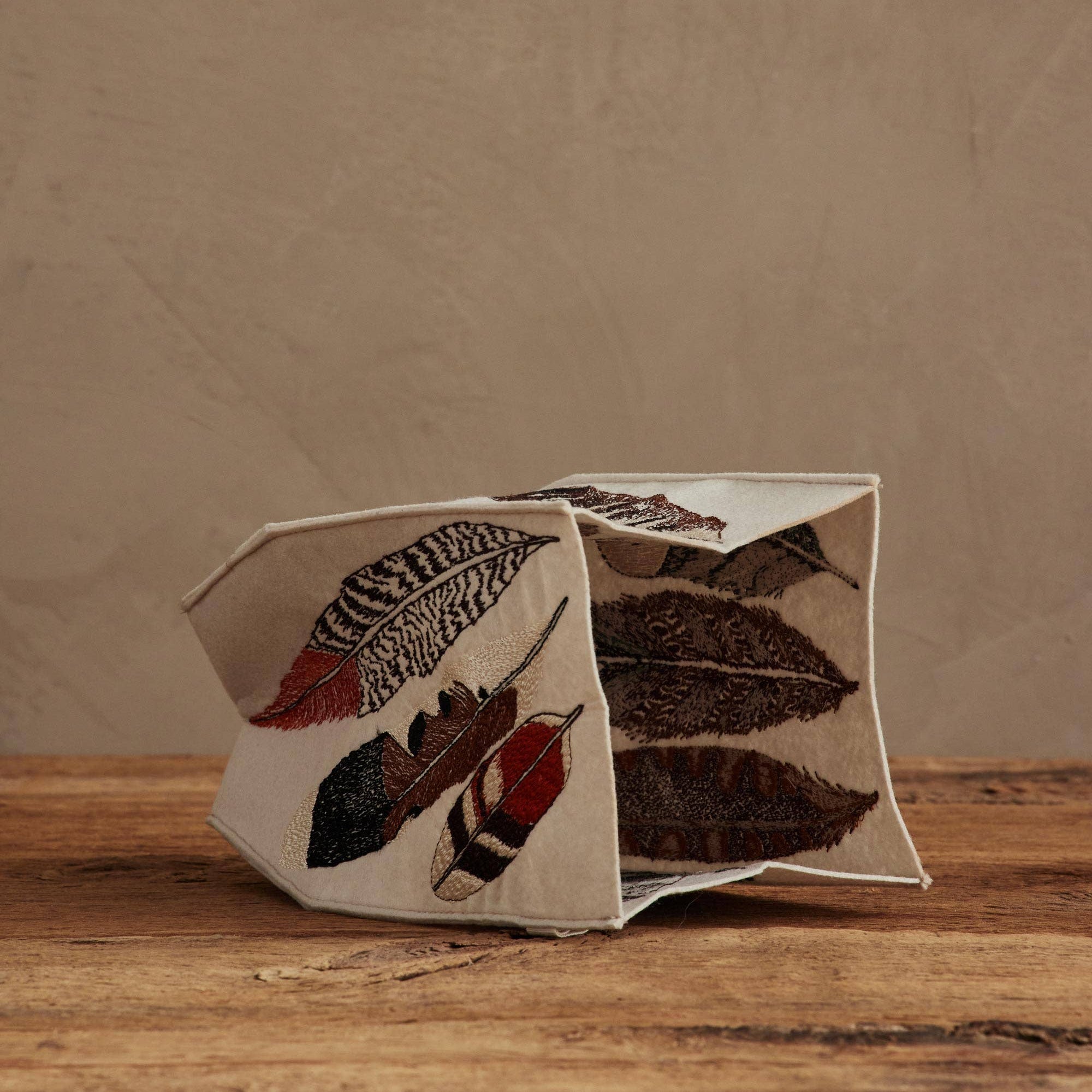 Feathers Tissue Box Cover