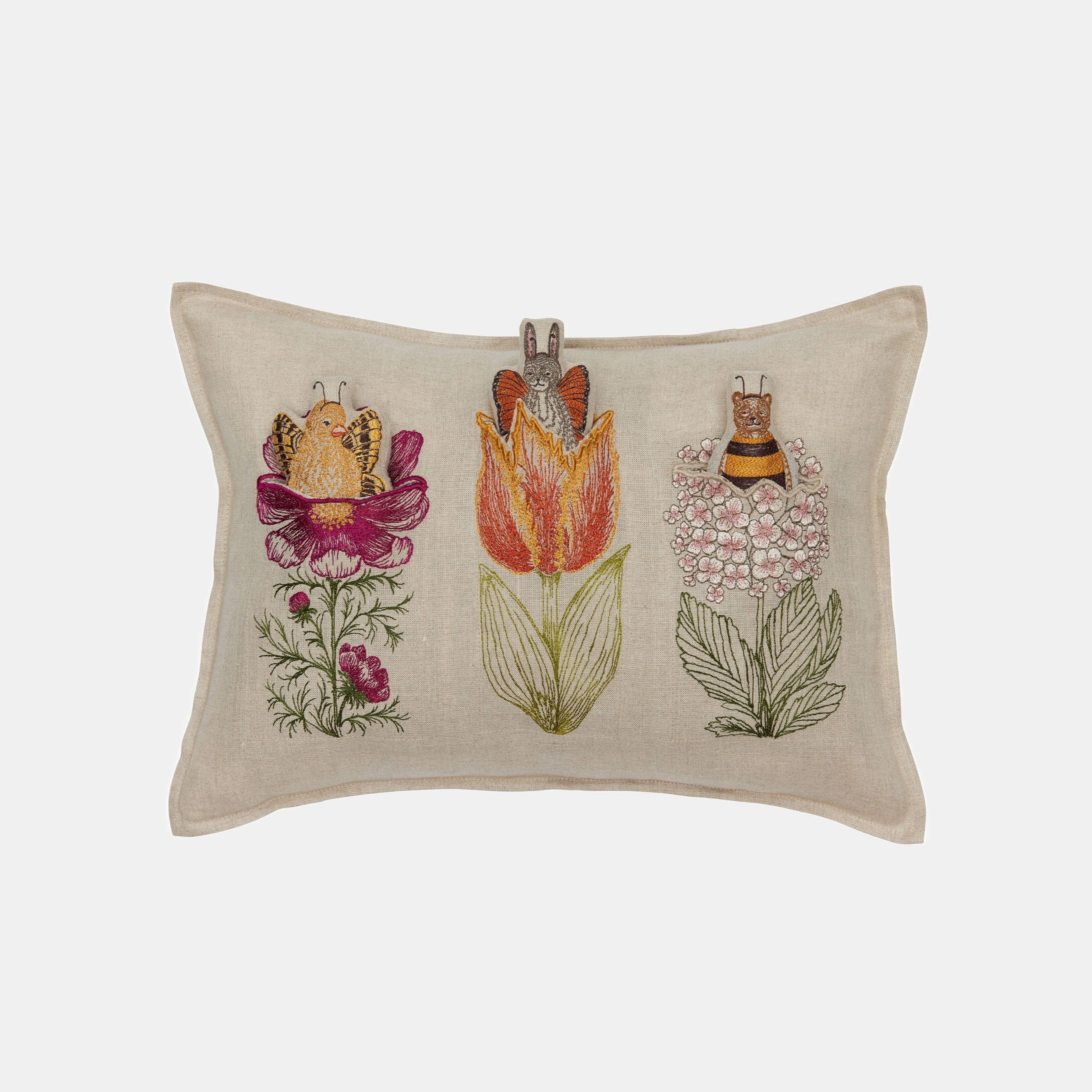 Flower Friends Pocket Pillow by Coral & Tusk