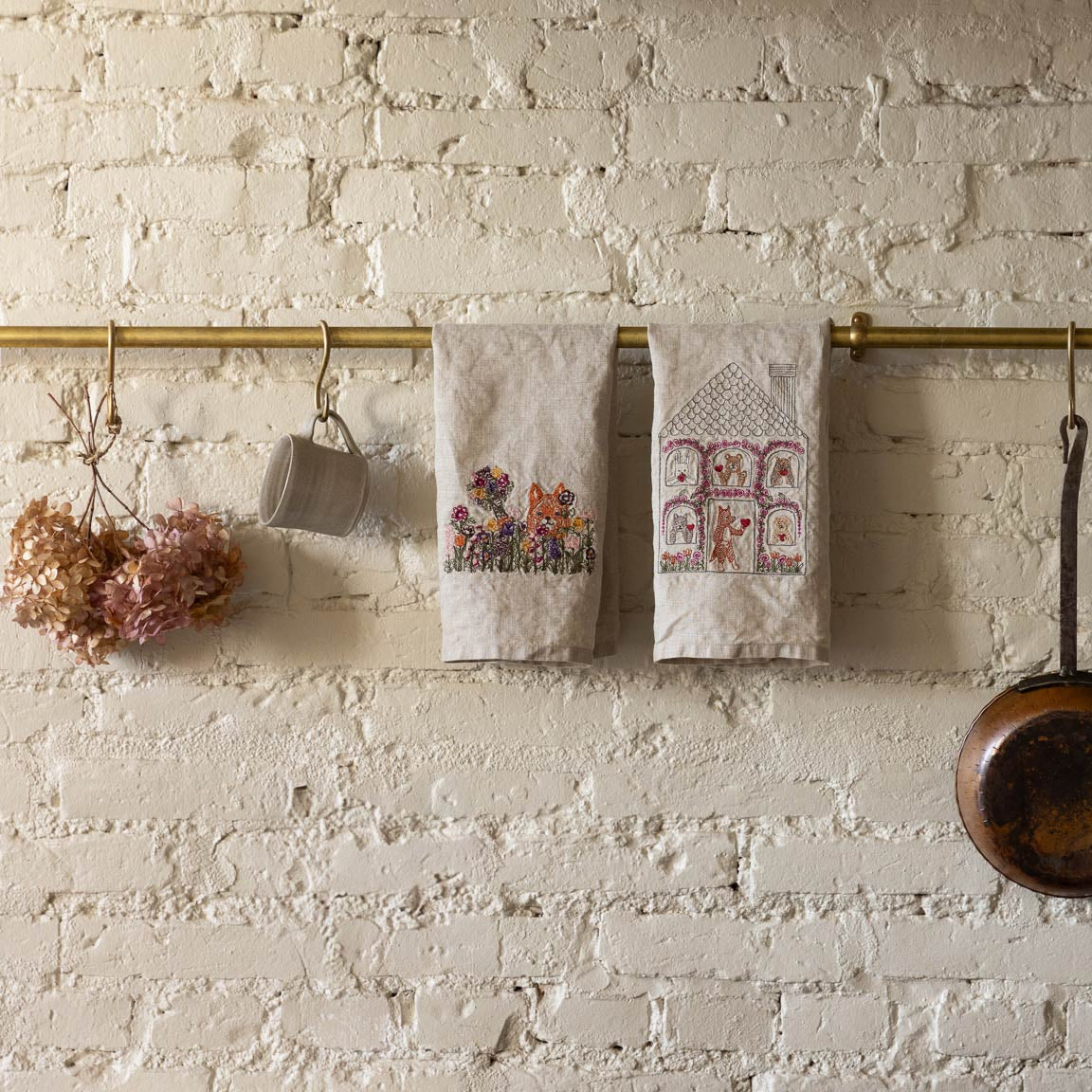 Home Is Where the Heart Is Tea Towel - Collyer's Mansion