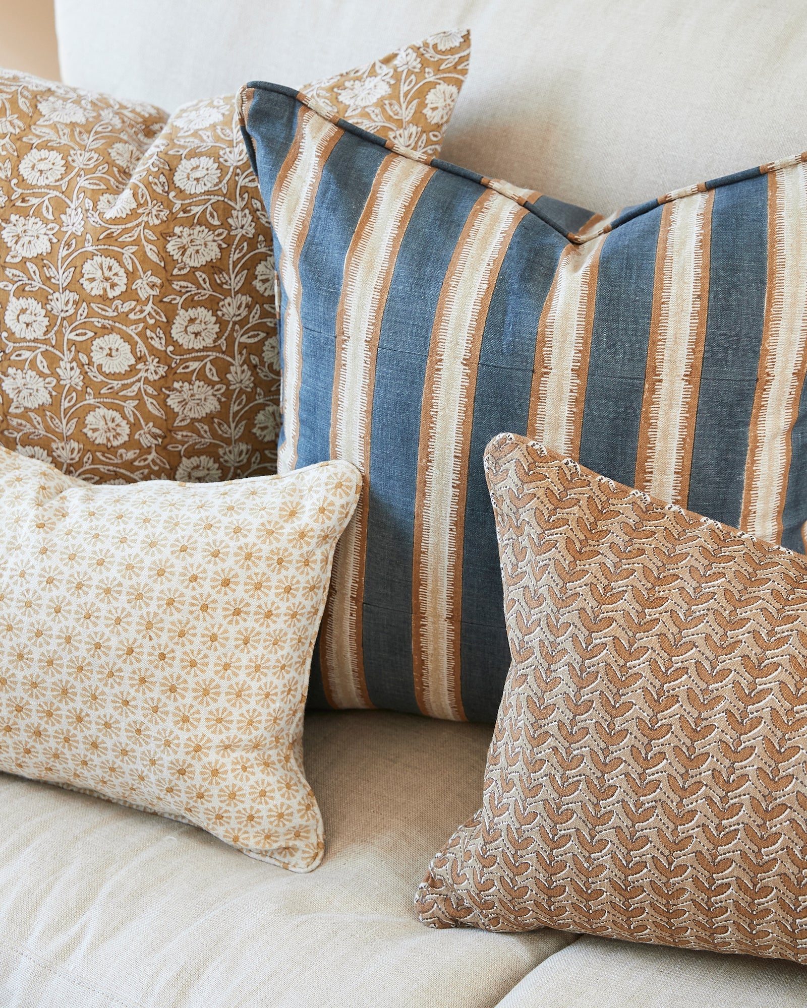 Aswan Toffee Lumbar Pillow