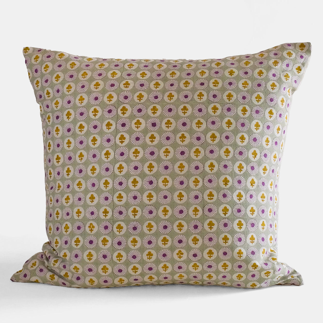 Gauri Pistachio Square Pillow - Collyer's Mansion