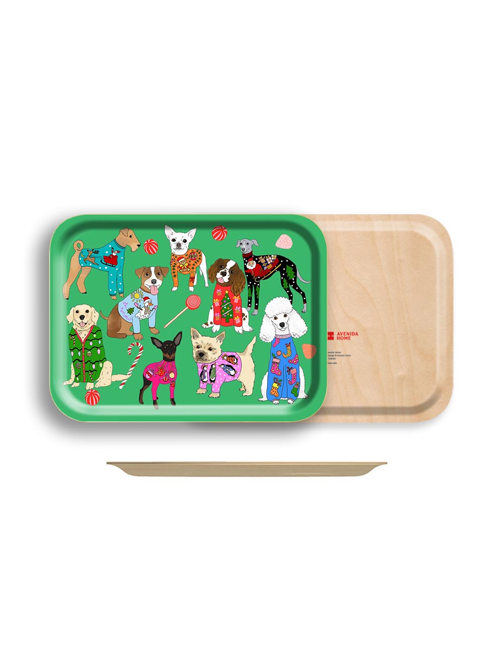 Christmas Jumpers Dogs Small Tray