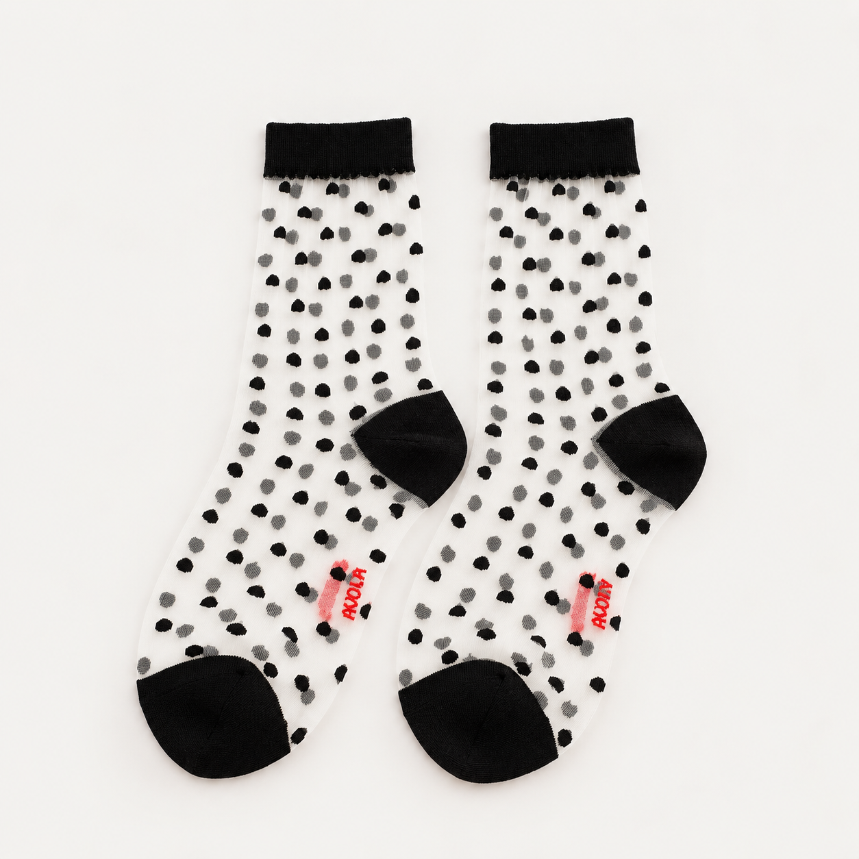 Women's Sheer Polka Dot Socks