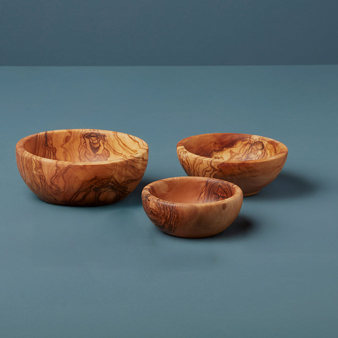 Be Home Olive Wood Salad Bowl - Thumbnail 2