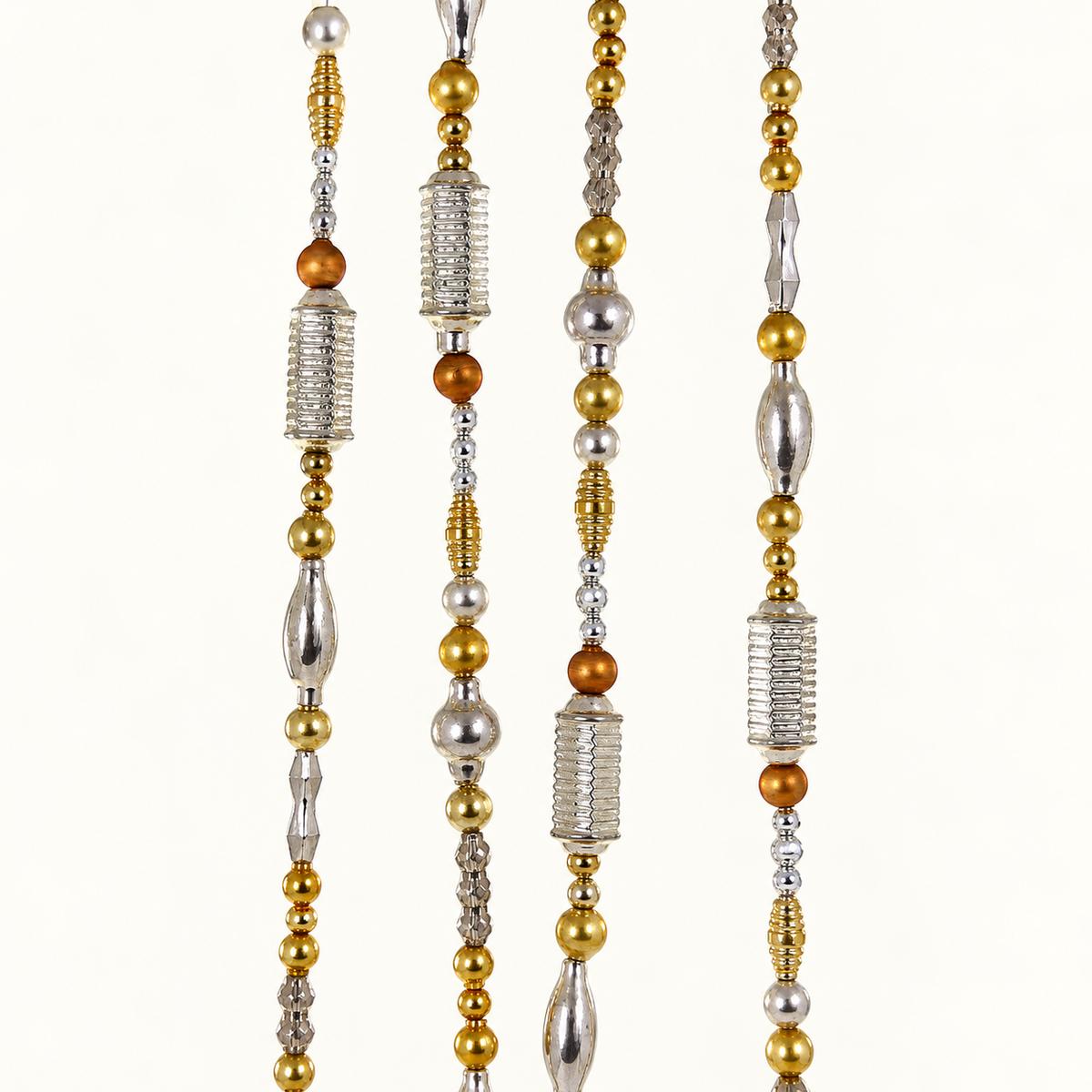 Beaded Garland Silver